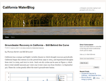 Tablet Screenshot of californiawaterblog.com